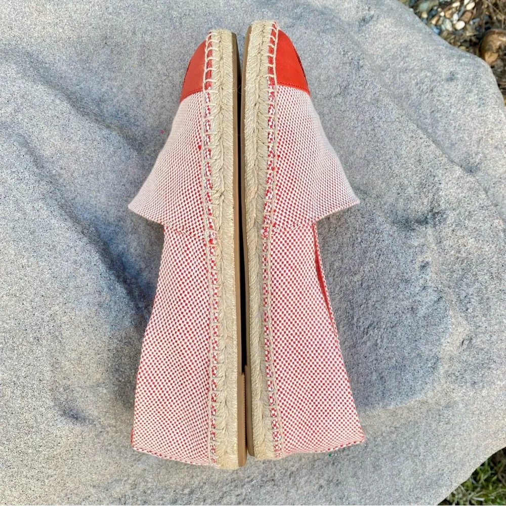 Tory Burch Red Espadrille Slip-Ons NWOB